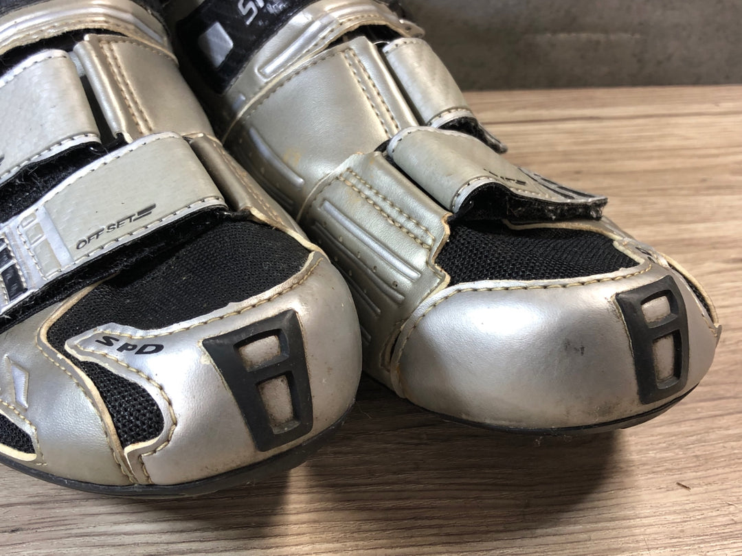 JR970 シマノ SHIMANO RT80 SH-RT80 ビンディングシューズ 2穴 シルバー EU43