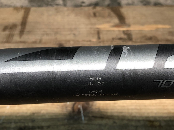 JL197 ジップ ZIPP SERVICE COURSE SL アルミ ドロップハンドル 70 XPLR 420/480mm Φ31.8 ※穴あけ、加工品のためジャンク