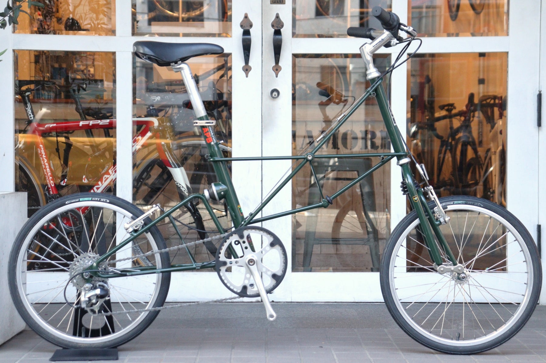 Alex Moulton モールトン APB用リアキャリア 黒 パーツ MokuTune