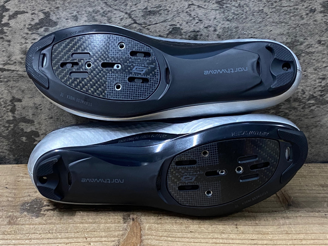 KO707 ノースウェーブ NORTHWAVE MISTRAL PLUS ビンディングシューズ シルバー グレー EU40 3穴