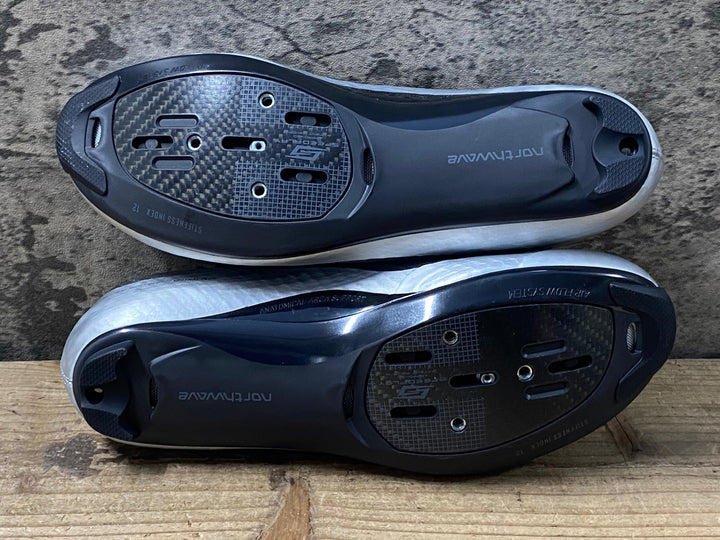 KO707 ノースウェーブ NORTHWAVE MISTRAL PLUS ビンディングシューズ シルバー グレー EU40 3穴
