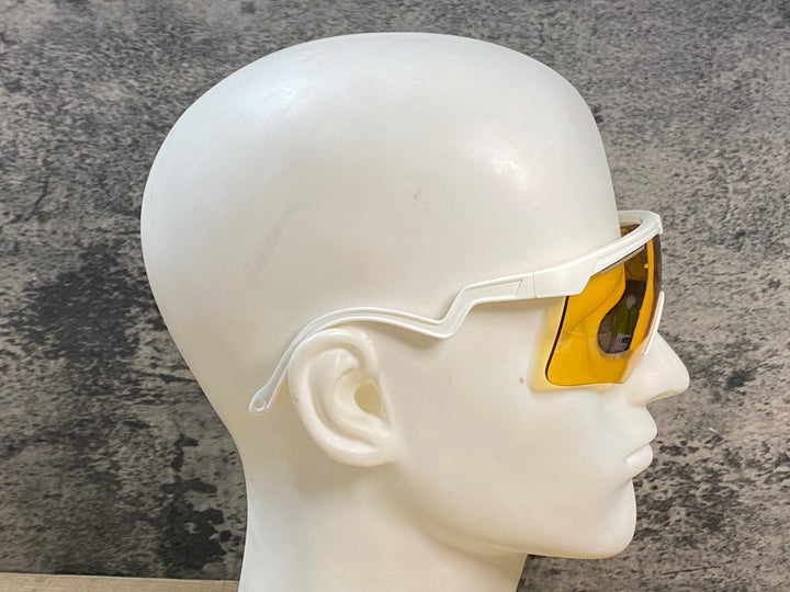 JY692 アルバオプティクス ALBA OPTICS STRATOS サングラス アイウェア 白 VZUM レンズ付属 ※レンズ傷