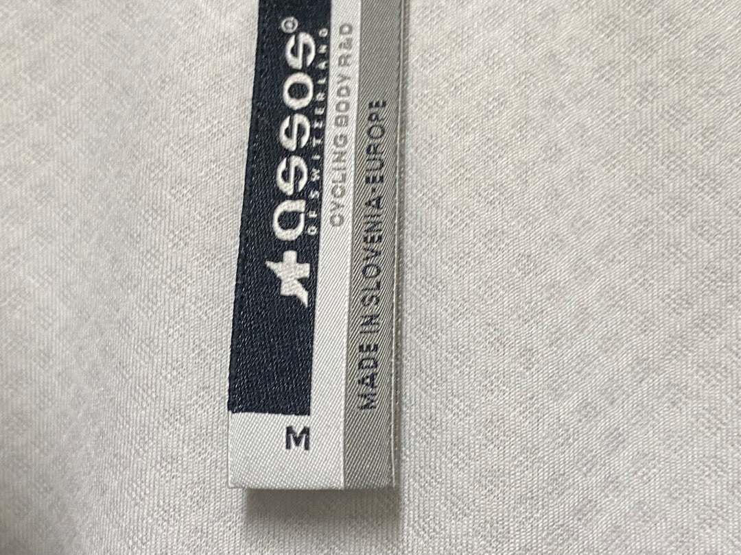 JQ142 アソス assos iJ Intermediate s7 Jersey 長袖サイクルジャケット 白黒 M 裏起毛