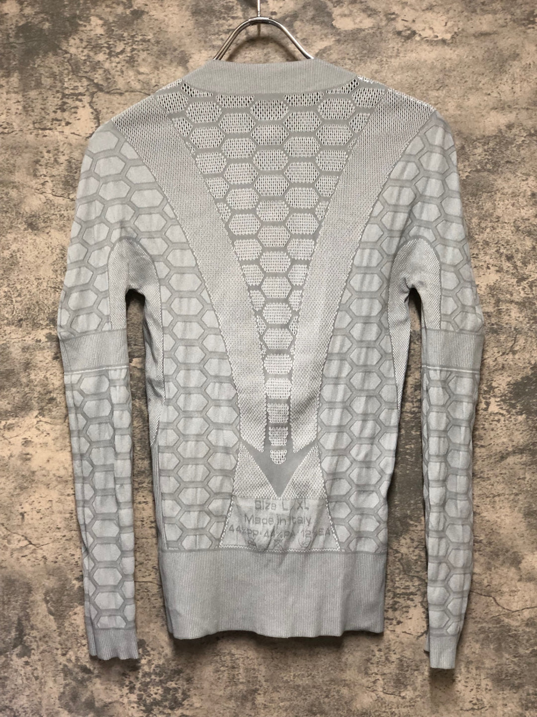 KP578 Q36.5 長袖 ベースレイヤー グレー L/XL