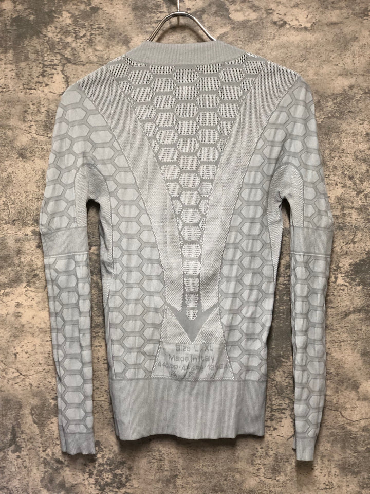 KP578 Q36.5 長袖 ベースレイヤー グレー L/XL