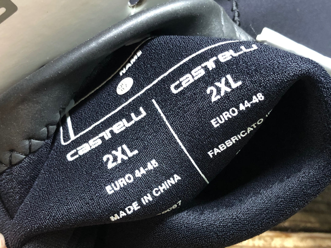 JM795 カステリ CASTELLI DILUVIO UL SHOECOVER シューズカバー 黒 2XL 裏起毛