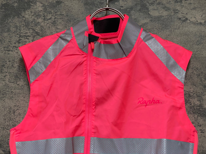 KH994 ラファ Rapha BREVET VISIBILITY GILET サイクルベスト ジレ ピンク S