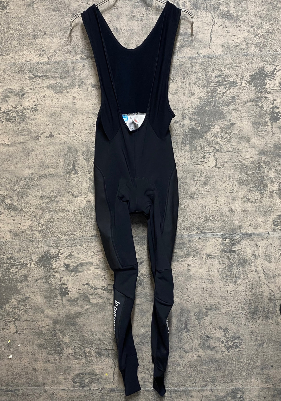 JZ047 ルコックスポルティフ le coq sportif ビブタイツ 黒 S 裏起毛