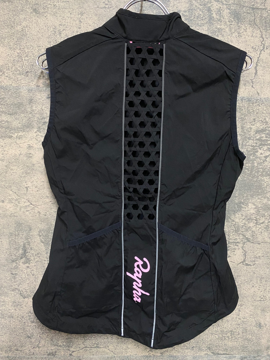KP518 ラファ Rapha ジレ サイクルベスト 黒 レディース S