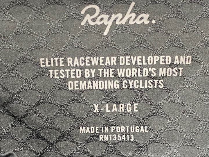 JH254 ラファ Rapha PRO TEAM AERO JERSEY 半袖 サイクルジャージ 黒 XL