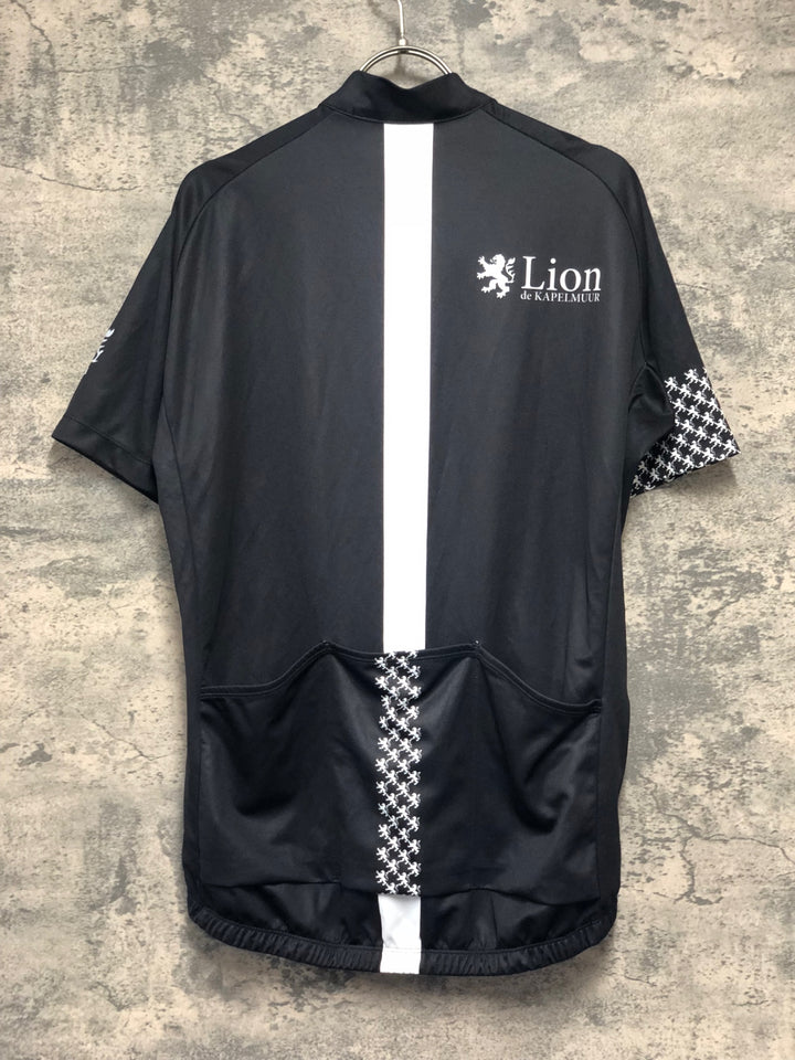 KK792 リオンドカペルミュール Lion de KAPELMUUR 半袖 サイクルジャージ 黒 XL