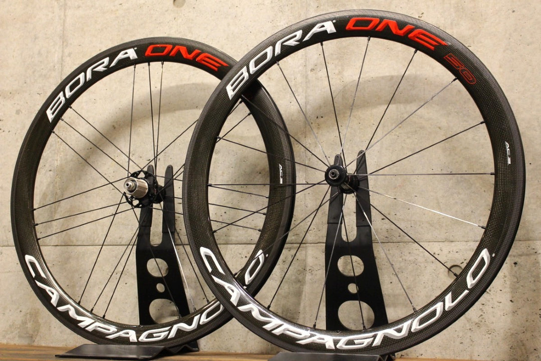 カンパニョーロ CAMPAGNOLO ボーラワン BORA ONE 50 AC3 カーボン クリンチャー シマノ 11S/12S ホイールセット 17C 【福岡店】