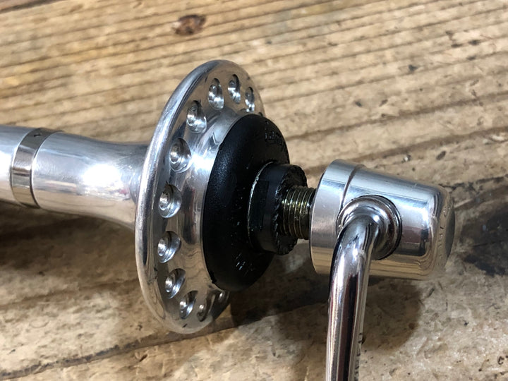KG438 カンパニョーロ CAMPAGNOLO レコード チタニウム Record Titanium フロント ハブ OLD100 32H