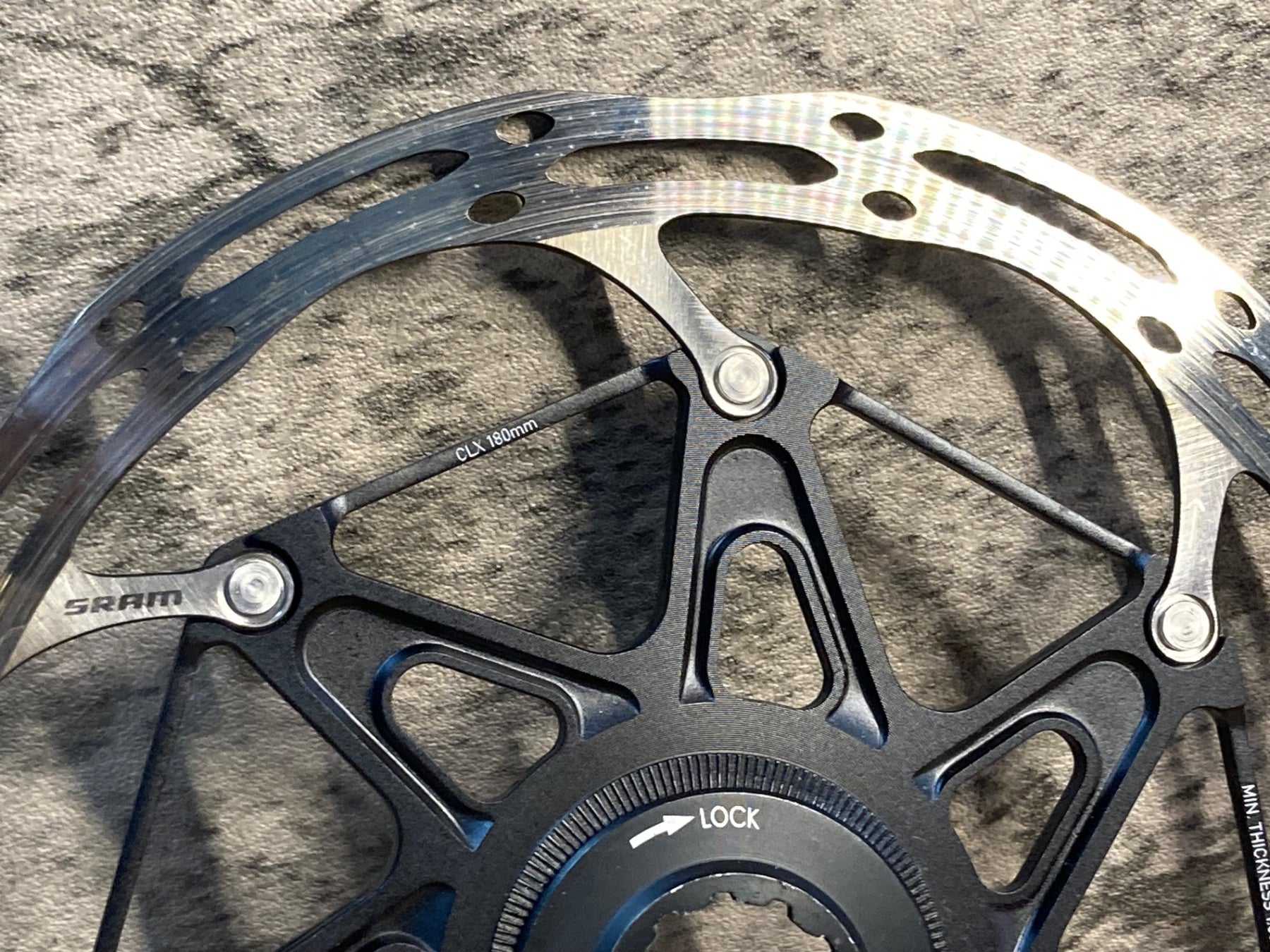 JH472 スラム SRAM CLX ディスクローター Φ180 実測値1.7mm