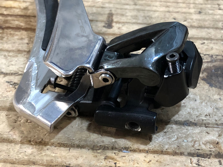KH307 シマノ SHIMANO デュラエース DURA-ACE FD-R9100 フロントディレイラー 直付 2s ※座布団、固定ボルト欠品