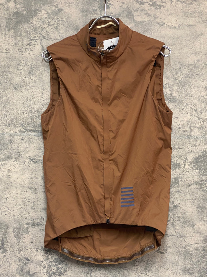 KR263 ラファ Rapha PRO TEAM INSULATED GILET サイクルベスト ジレ 茶 M