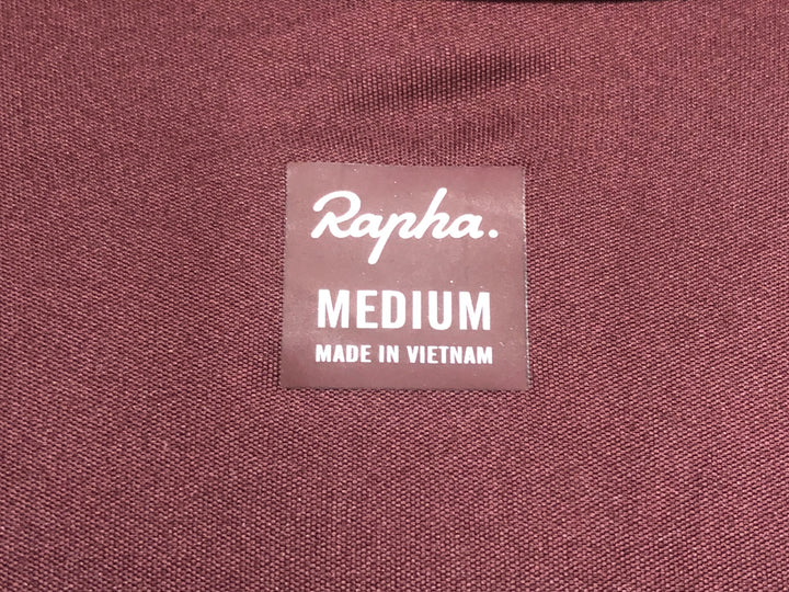 KM142 ラファ Rapha PRO TEAM TRAINING JERSEY 半袖 サイクルジャージ 赤 M ※袖穴あり