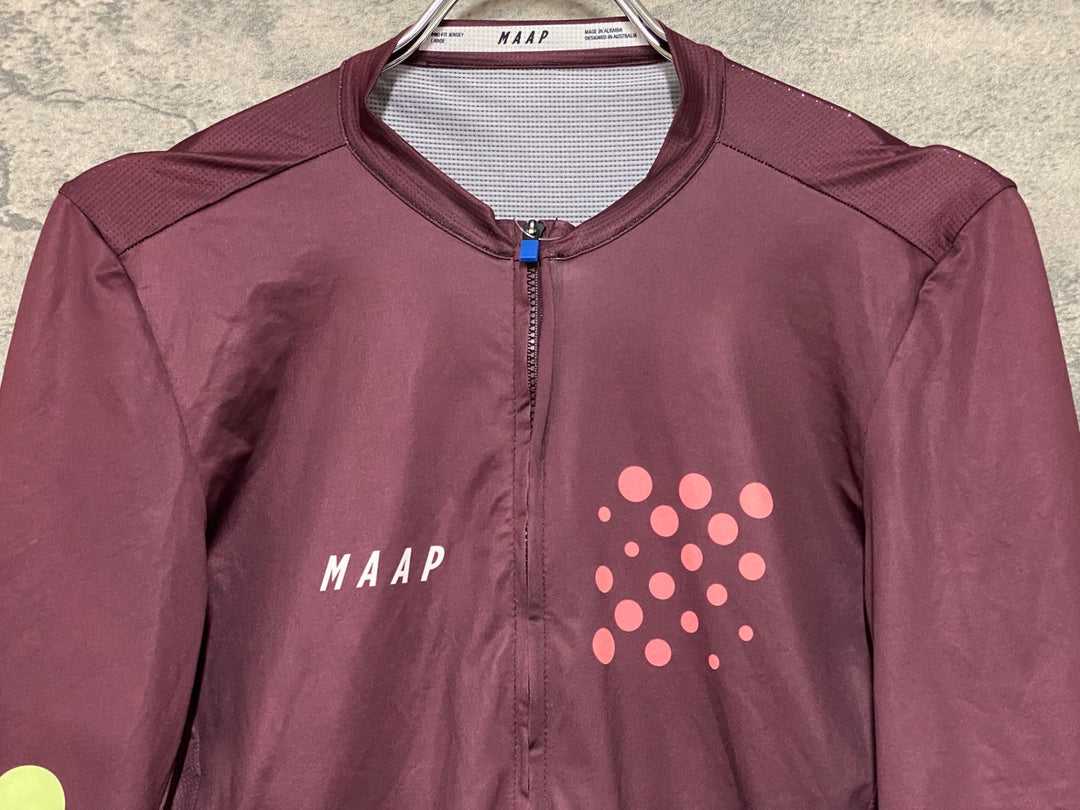 JM951 マープ MAAP PRO FIT JERSEY 半袖 サイクルジャージ ブラウン L