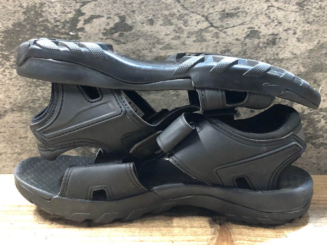 KH689 シマノ SHIMANO SD5 SH-SD501 M L01 S ビンディングシューズ サンダル 黒 EU39