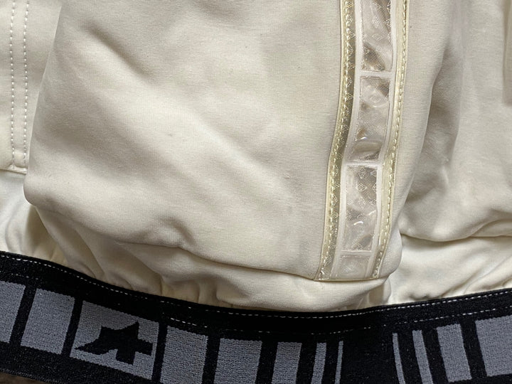 JQ187 アソス assos AIR BLOCK 851 長袖サイクルジャケット 白黒 M 裏起毛 黄ばみあり