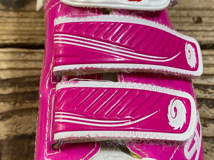 KG406 シディ SIDI TRACE MTB WMN ビンディングシューズ 2穴 ピンク ホワイト レディース EU38 ※ペン字あり