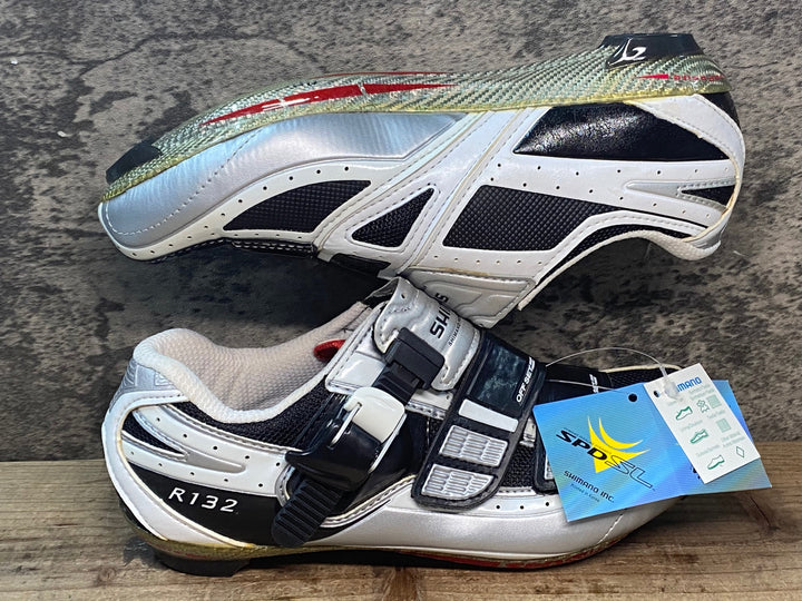 JR494 シマノ SHIMANO SH-R132L ビンディングシューズ 黒 EU37