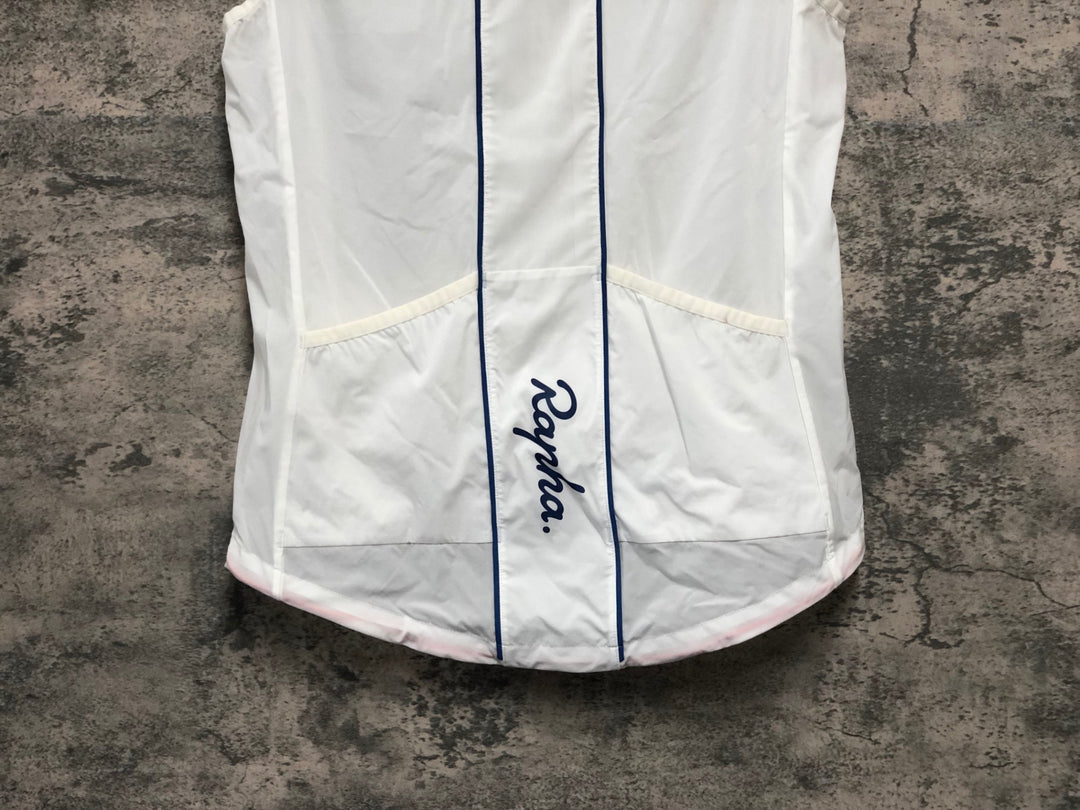 KK714 ラファ Rapha CLASSIC GILET ジレ ベスト 白 S