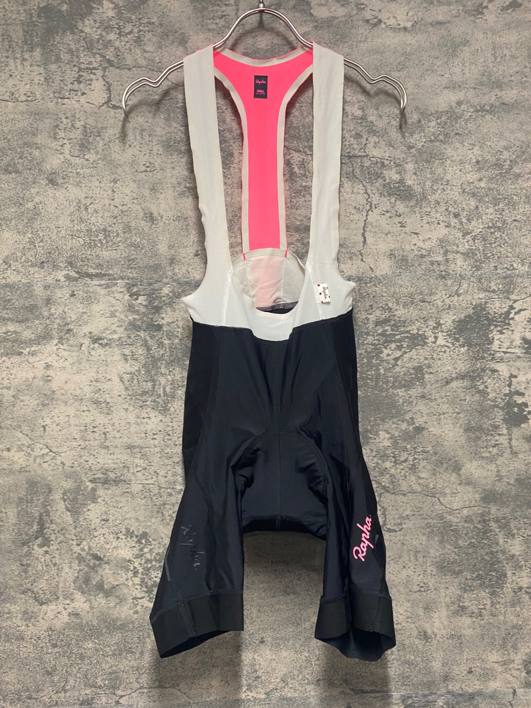 JX003 ラファ Rapha WOMEN'S SOUPLESSE BIB SHORTS ビブショーツ 黒 S レディース ※擦れ