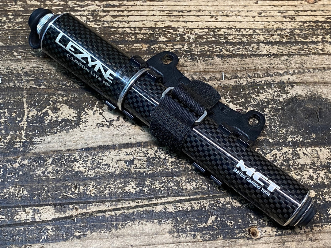 JF908 レザイン LEZYNE CARBON LITE HP 携帯空気入れ 黒 MCT