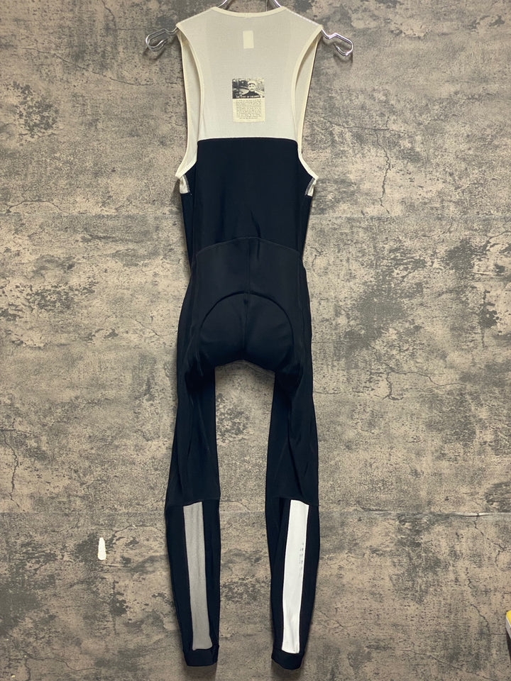KR407 ラファ Rapha CLASSIC WINTER TIGHTS WITH PAD ビブタイツ 黒 S 裏起毛