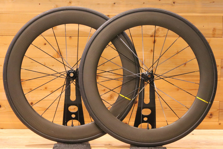 マヴィック MAVIC コメット COMETE プロ PRO CARBON UST DISC シマノ 11S 19C カーボン ロードバイク チューブレスレディ ホイールセット 【広島店】