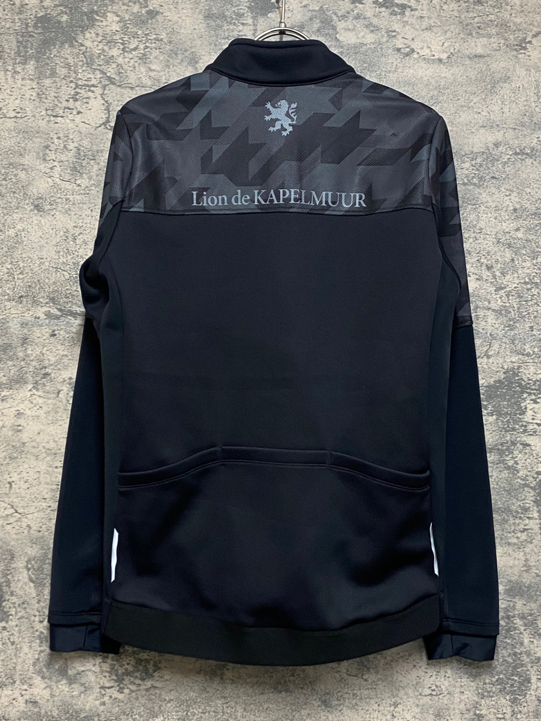 JO626 リオンドカペルミュール Lion de KAPELMUUR 長袖 サイクルジャケット グレー 黒 M 裏起毛