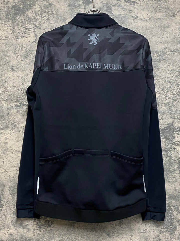 JO626 リオンドカペルミュール Lion de KAPELMUUR 長袖 サイクルジャケット グレー 黒 M 裏起毛