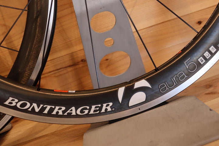 ボントレガー BONTRAGER オーラ AURA 5 アルミ・カーボン クリンチャー ホイールセット シマノ12/11S 【千葉店】