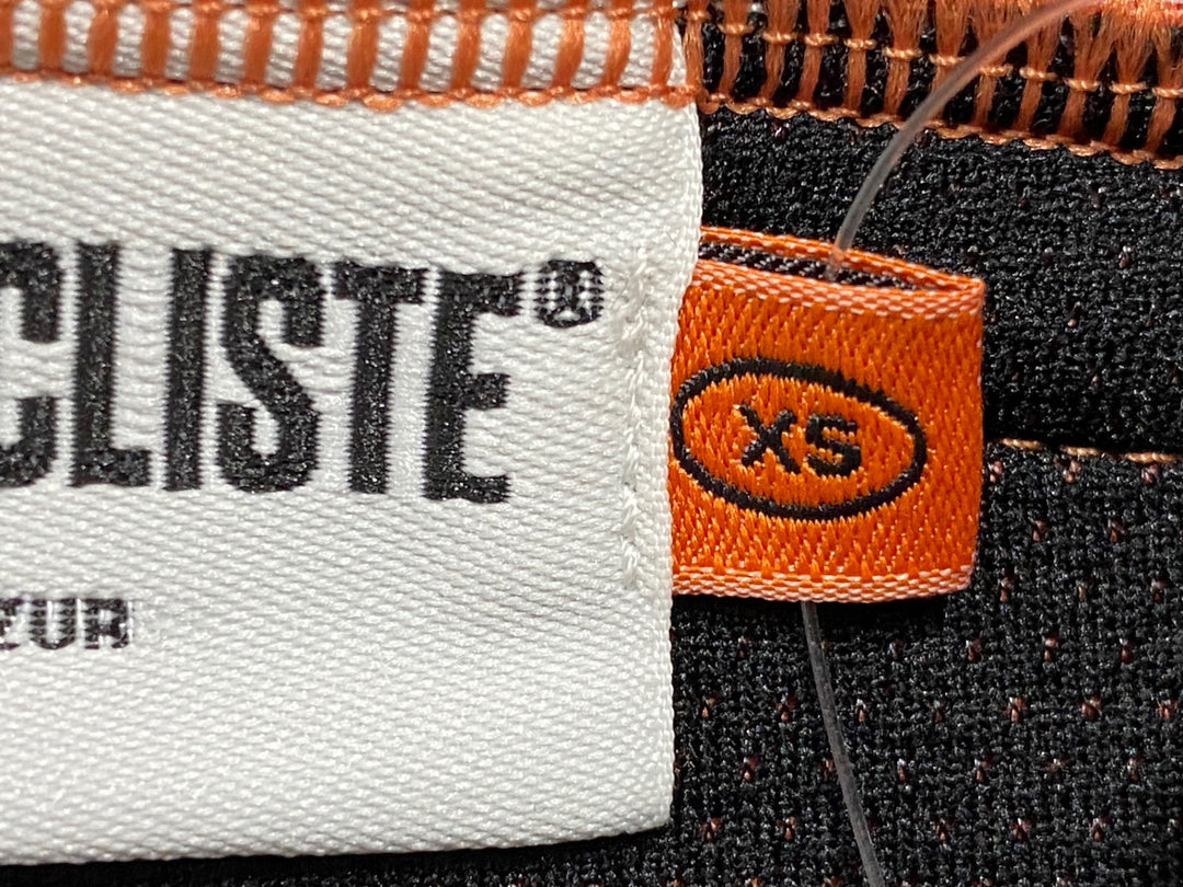 KC329 カフェドシクリステ CAFE DU CYCLISTE シルヴィ 長袖 サイクルジャージ オレンジ XS レディース
