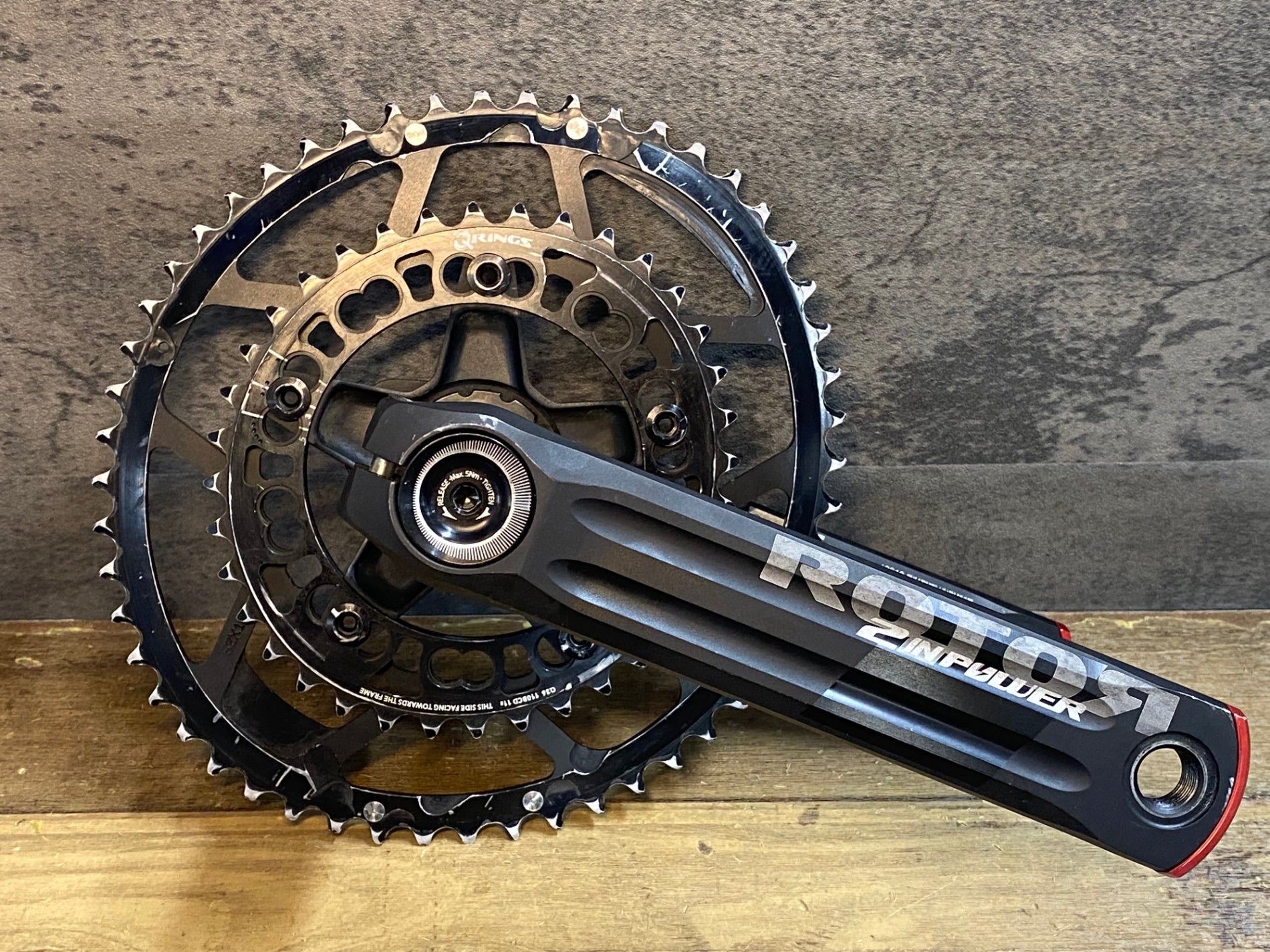 JN317 ローター ROTOR 2 IN POWER Q-RINGS パワーメーター クランク