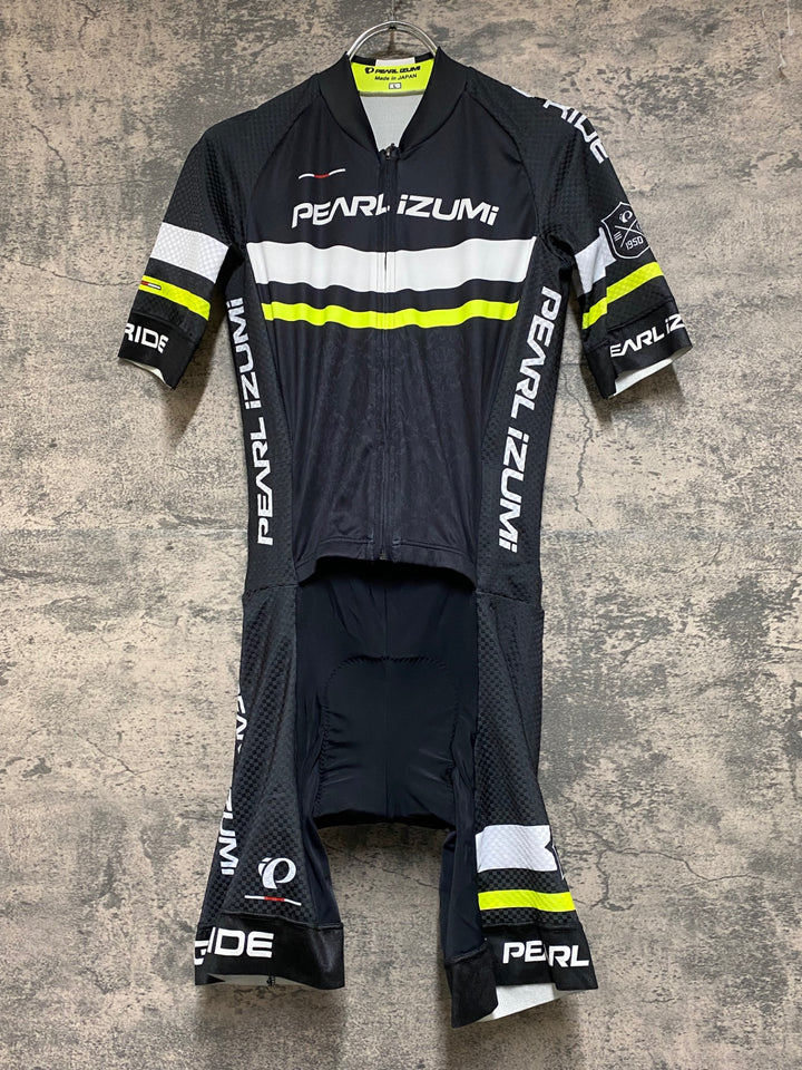 JK676 パールイズミ PEARL iZUMi 半袖 ワンピース 黒 M