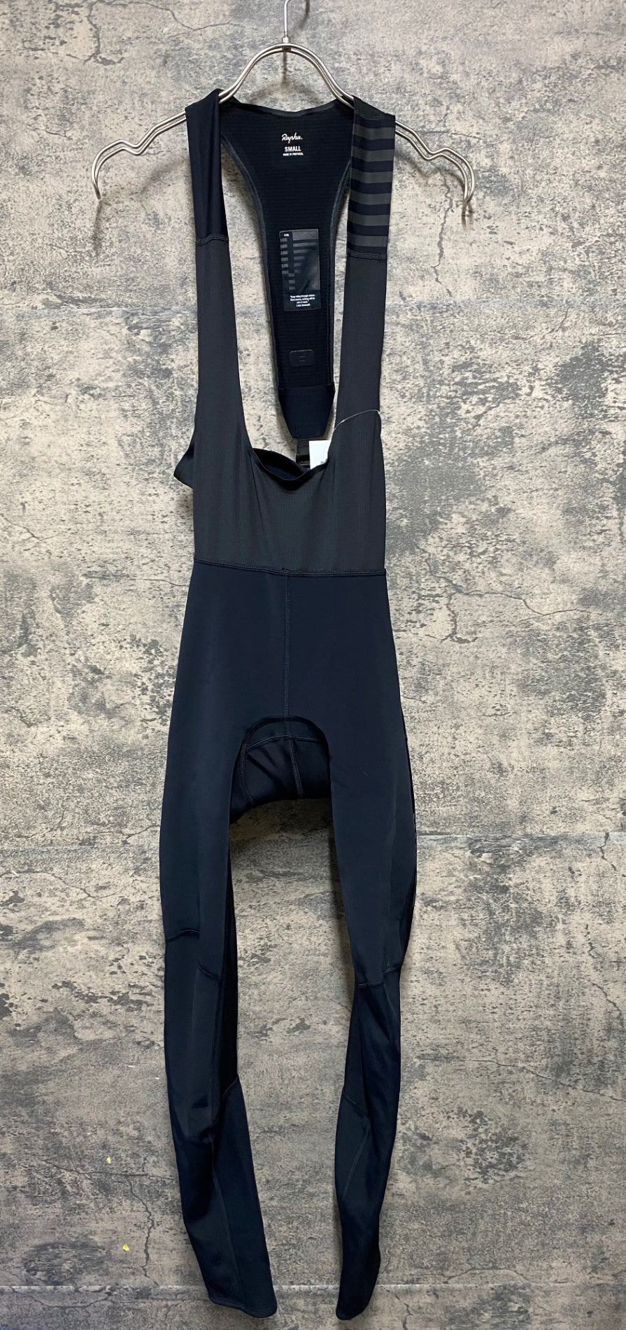 KG847 ラファ Rapha WOMEN’S PRO TEAM WINTER TIGHTS ビブタイツ 黒 S 裏起毛 レディース ※動物の毛