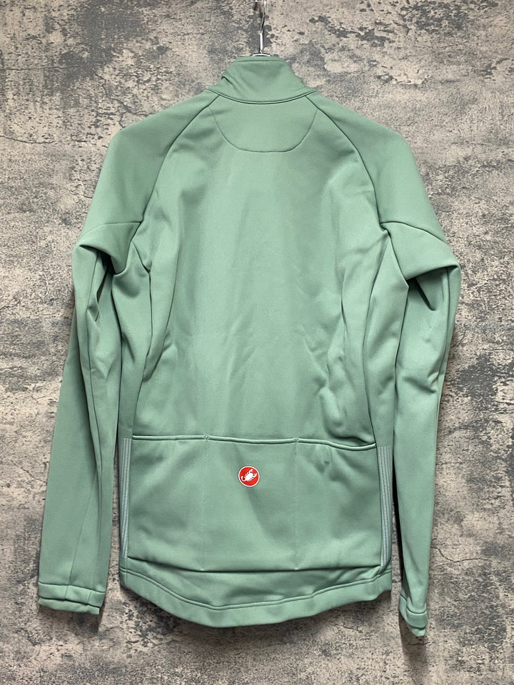 KP314 カステリ CASTELLI POLARTEC AirCore 長袖 サイクルジャケット ライトグリーン L 裏起毛