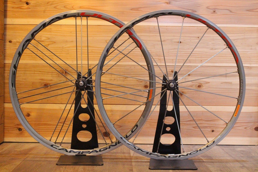 カンパニョーロ Campagnolo シャマルウルトラ SHAMAL ULTRA チタンカラー アルミ クリンチャー ホイールセット カンパ11S 【名古屋店】