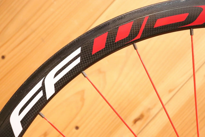 【日本限定カラー!】 ファストフォワード FFWD F4R カーボン チューブラー ホイールセット カンパニョーロ 11/12S 外幅20.5mm 【芦屋店】