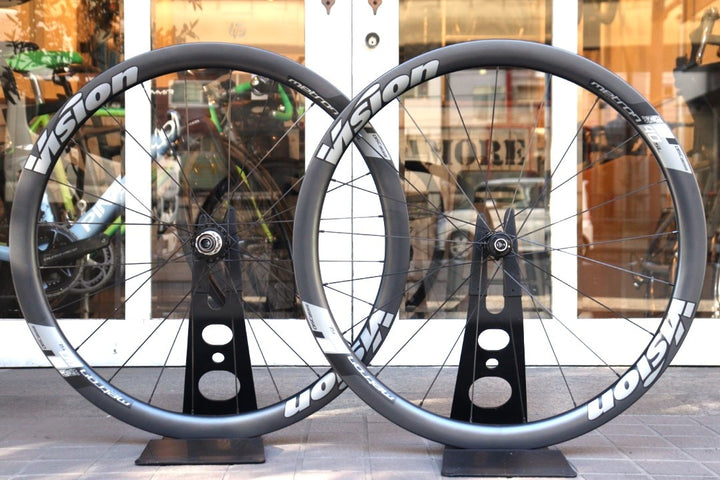 ヴィジョン VISION メトロン ディスク METRON 40 SL DISC カーボン チューブレスレディ ホイールセット シマノ11S/12S 【横浜店】