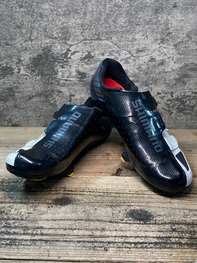 JP368 シマノ SHIMANO SH-R171W ビンディングシューズ SPD-SL 白黒