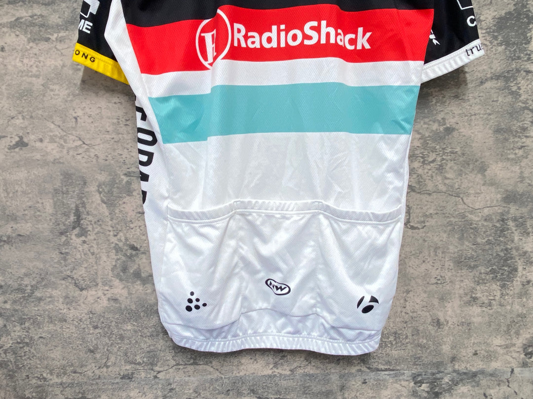 KA003 クラフト CRAFT 半袖 サイクルジャージ 総柄 L RadioShack ※シミ