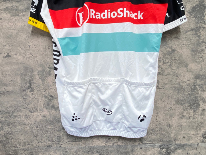 KA003 クラフト CRAFT 半袖 サイクルジャージ 総柄 L RadioShack ※シミ