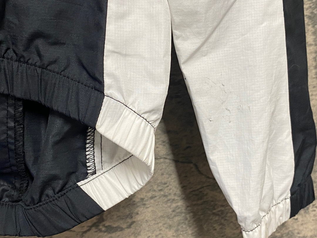 KN730 ルコックスポルティフ le coq sportif 長袖 ウィンドブレーカー 白黒 L