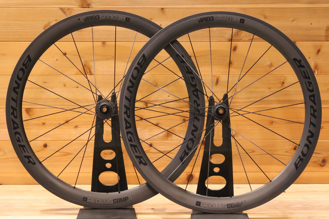 ボントレガー BONTRAGER アイオロス コンプ AEOLUS COMP 5 TLR DISC シマノ 11S/12S アルミ/カーボン チューブレスレディ ロードバイク ホイールセット 【広島店】