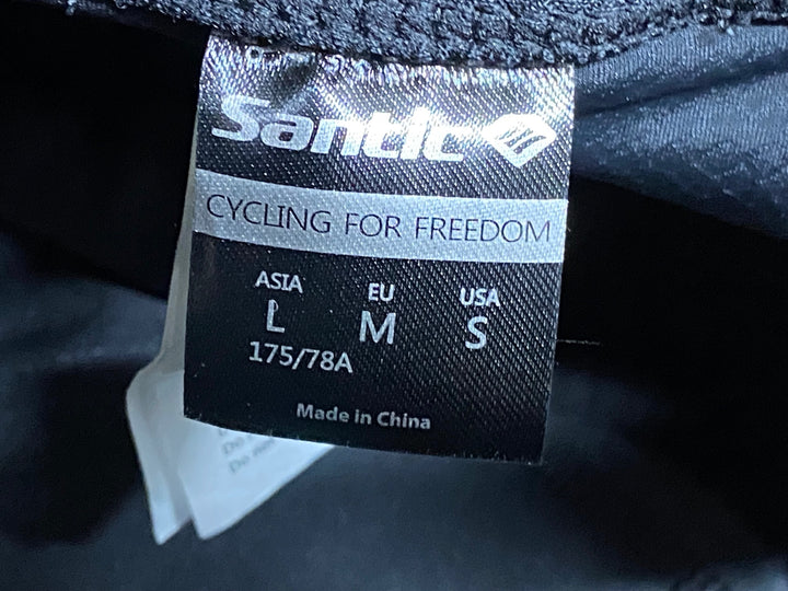 JN075 サンティック SANTIC レーサータイツ 裏起毛 L 黒