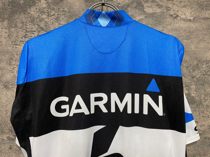 JN275 カステリ CASTELLI ロッソコルサ ROSSO CORSA 半袖 サイクルジャージ L GARMIN