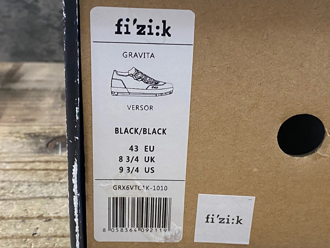 JP057 フィジーク FIZIK GRAVITA VERSOR ビンディングシューズ SPD EU43 黒
